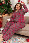 Plus Size Plaid Pajamas