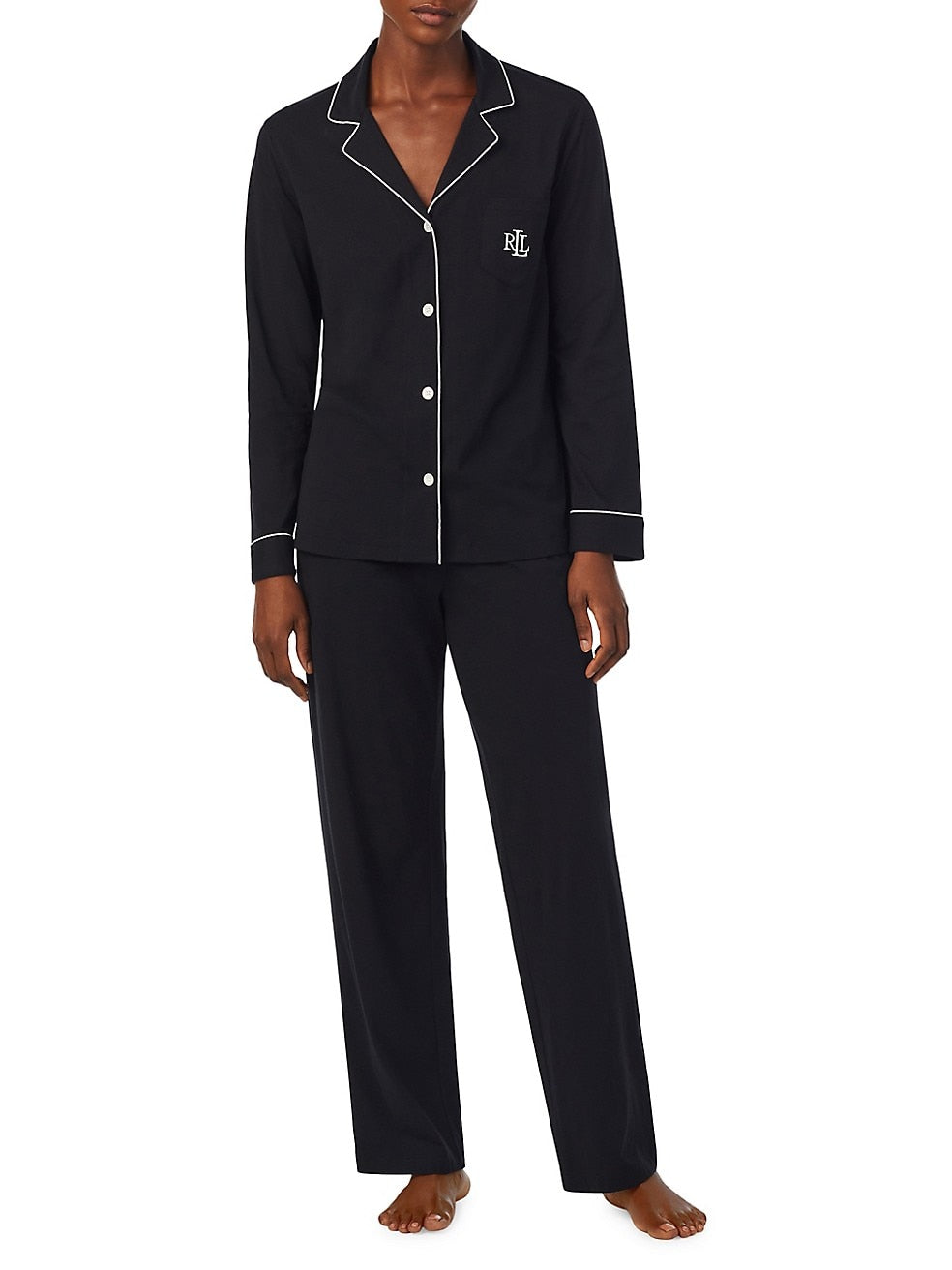 Lauren Ralph Lauren Cotton Modal Jersey Pajama Set