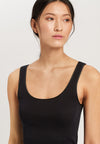 HANRO Cotton Seamless Round Neck Cotton Tank Top