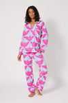 Bedhead x Trina Turk Organic Cotton Pajamas - Cranes
