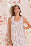Eileen West Lawn Cotton Nightgown - "The Eileen" Vintage Bouquet
