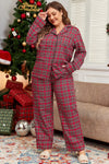 Plus Size Plaid Pajamas