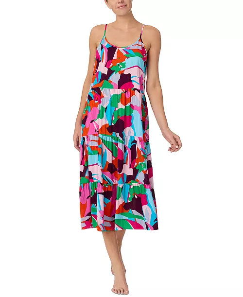 Sanctuary Women's Printed Tiered Midi Chemise