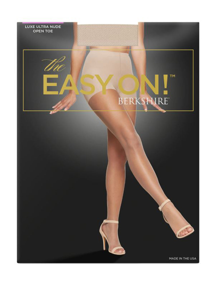 Berkshire Easy On! Sheer Control Top Toeless Pantyhose