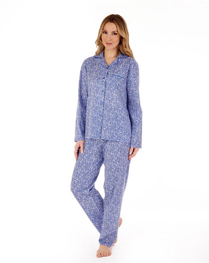 Ditsy Floral Long Sleeve Tailored Jersey Pyjama
