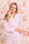 Eileen West Sweet Floral Heritage Cotton Flannel Classic Pajama