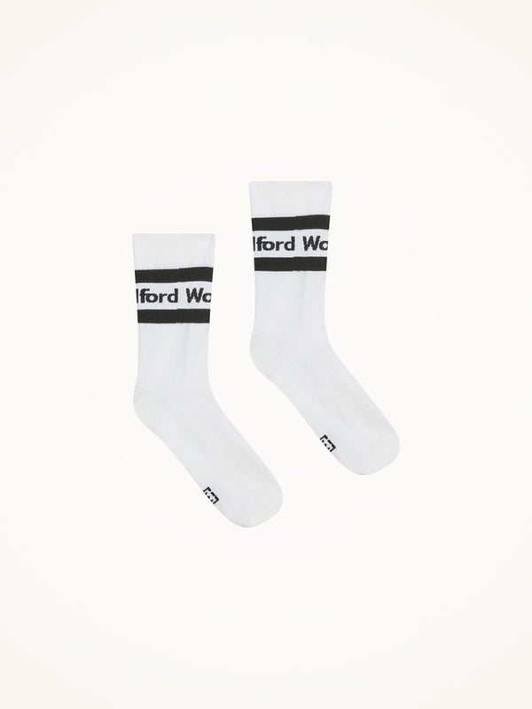 Wolford Logo Rib Socks