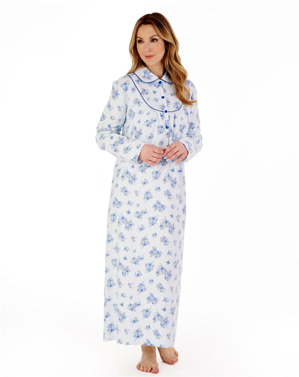 51" Floral Luxury Flannel Nightdress