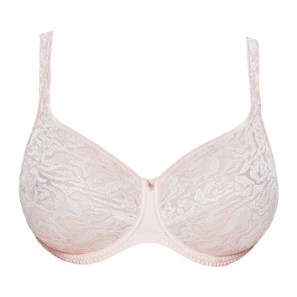 Louisa Bracq Electric Waves Seamless Moulded Bra Nude Rose