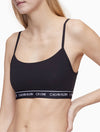 Calvin Klein ONE Stretch-Fit Cotton-Blend Bralette