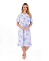 Floral Print Cotton Jersey Nightdress