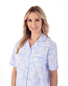 Trailing Floral Print Cotton Jersey Pyjama Set