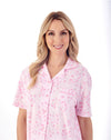 Trailing Floral Print Cotton Jersey Pyjama Set