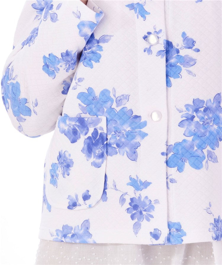 Cotton Floral Bed Jacket