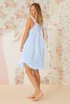 Eileen West Lawn Cotton Short Chemise Nightgown - Nuage