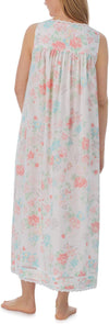 Eileen West  Blossom Floral "Eileen" Lawn Cotton Nightgown