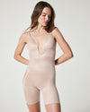 Spanx Suit Your Fancy Plunge Low-back Mid-thigh Bodysuit