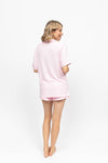 Cyberjammies Francesca Light Pink Revere Modal Shorts Set
