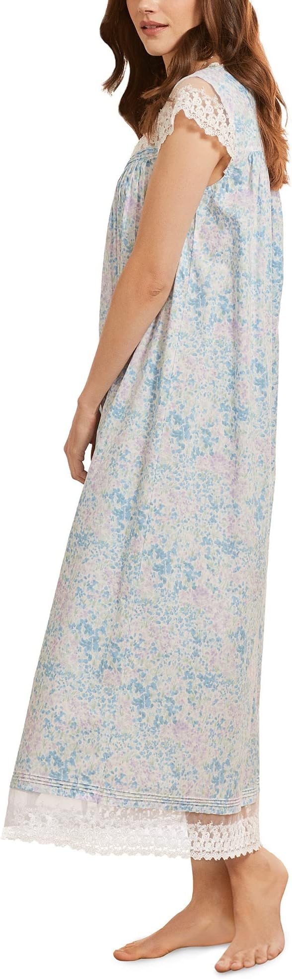 Eileen West Cotton Woven Cap Sleeve Nightgown