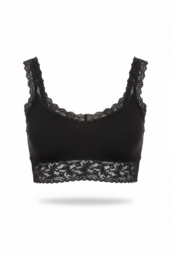 Hanky Panky Organic Supima Cotton Crop Top Bralette