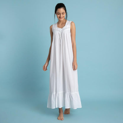 Allison 00% Woven Cotton Gown