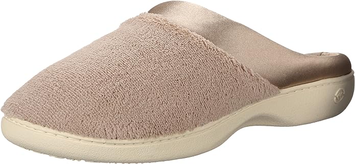 Isotoner Terry Clog Slipper 90745 Taupe