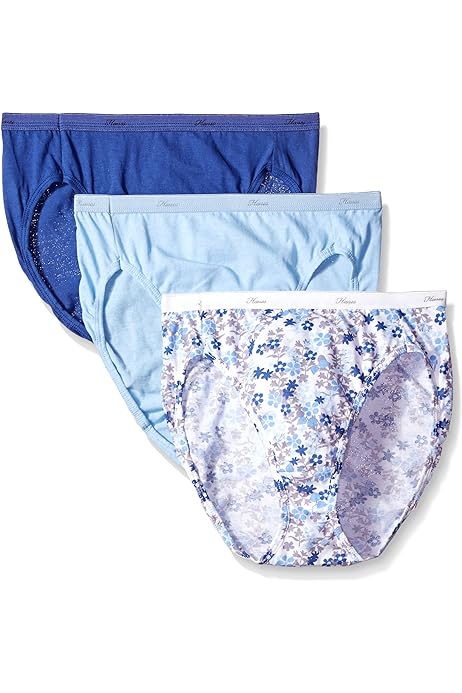 Hanes 6 Pack Hi-Cut Panties