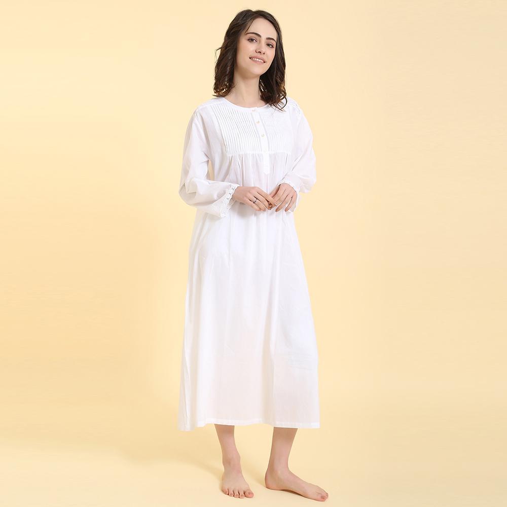 Tara 100% Woven Cotton Gown