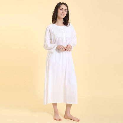 Tara 100% Woven Cotton Gown