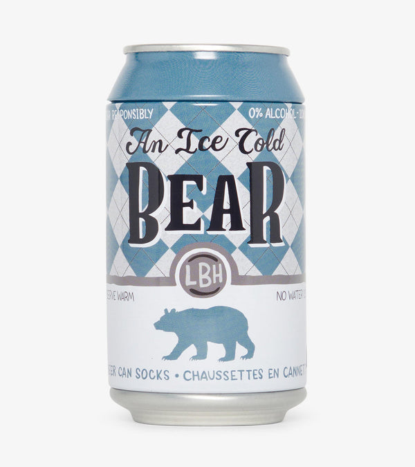 Ice Cold Bear Men's Beer Can Socks