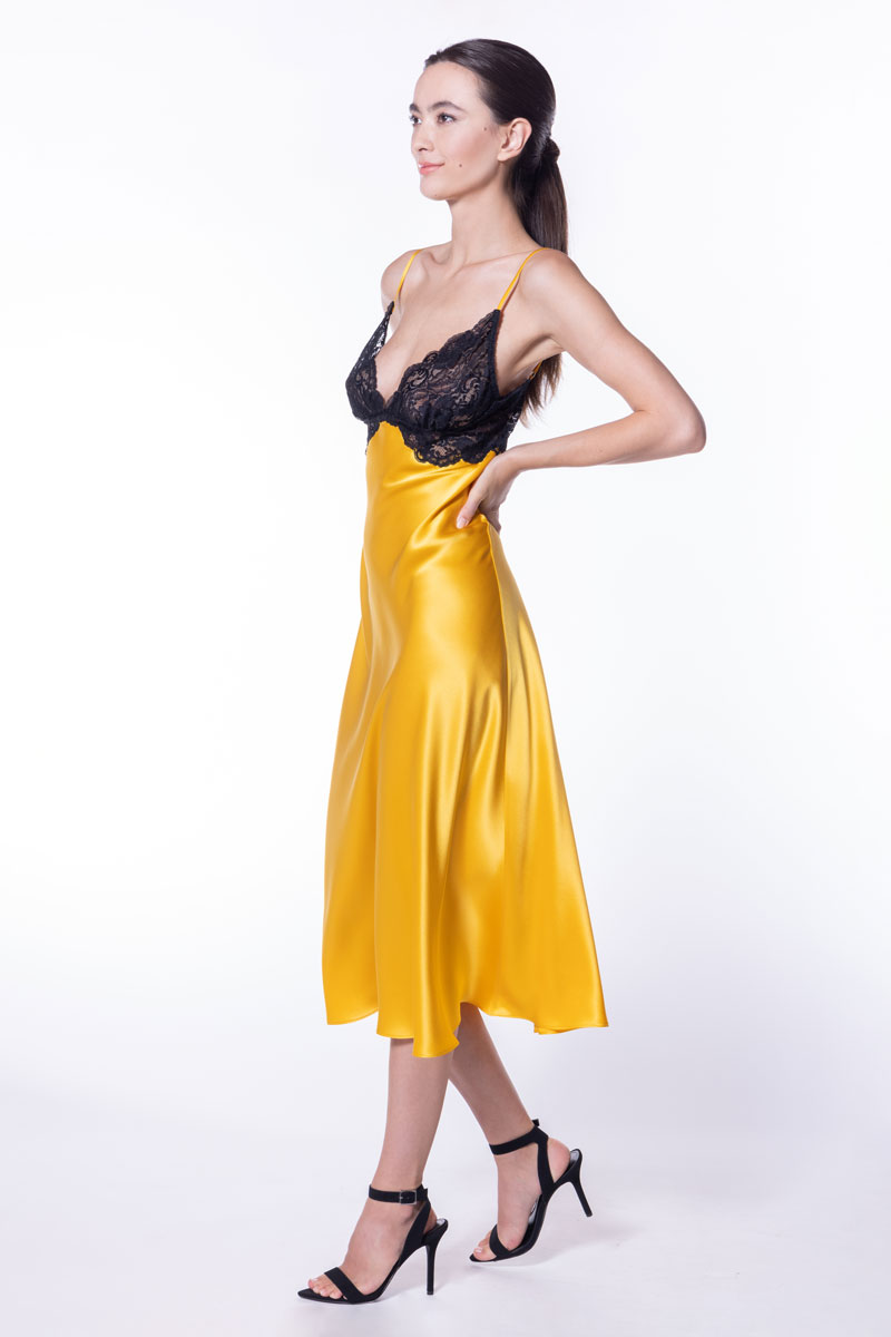 Christine Lingerie Silk Lucia Gown