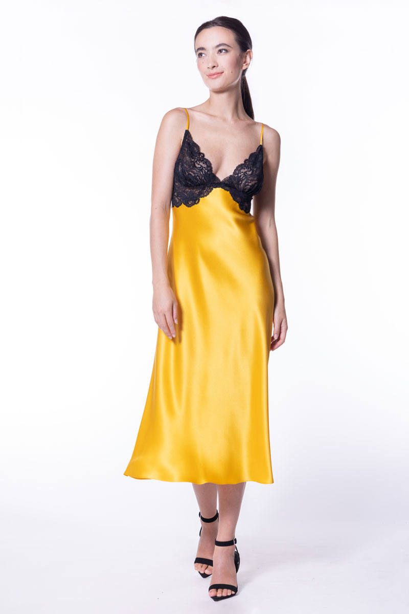 Christine Lingerie Silk Lucia Gown