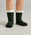 Little Blue House By Hatley Sherpa Fleece Lined Non-Skid Socks