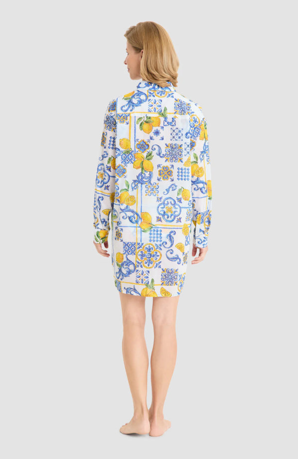 Rösch 1265504 Beach Cover Up – Super Lemon Print Lightweight Luxury Swim Cover-Up for Women