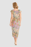 Rösch Nightgown – Summer Bloom Floral Cotton Voile Maxi Nightdress for Women
