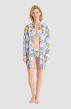 Rösch 1265504 Beach Cover Up – Super Lemon Print Lightweight Luxury Swim Cover-Up for Women
