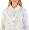 Slenderella Tulip Brushed Cotton 45″ Nightdress – Classic Comfort in Floral Softness