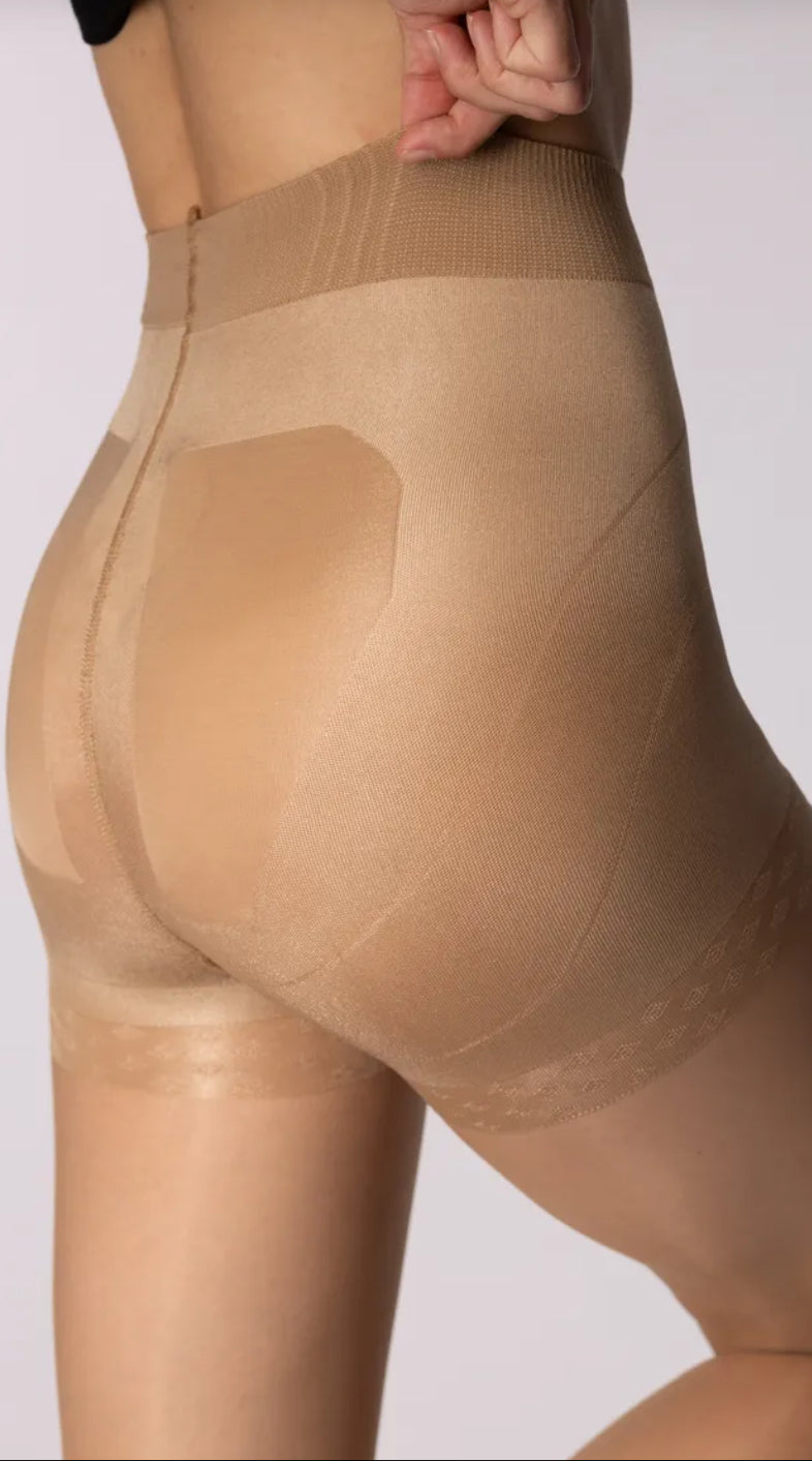 Mona Push-Up 40 Denier Shaping Tights – Visone