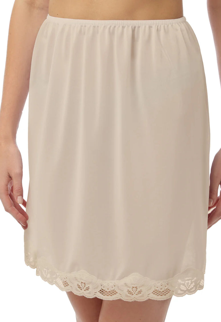 Marlon 18” Waist Slip – Lace Trim Half Slip