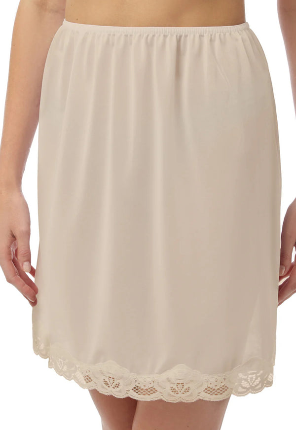 Marlon 18” Waist Slip – Lace Trim Half Slip