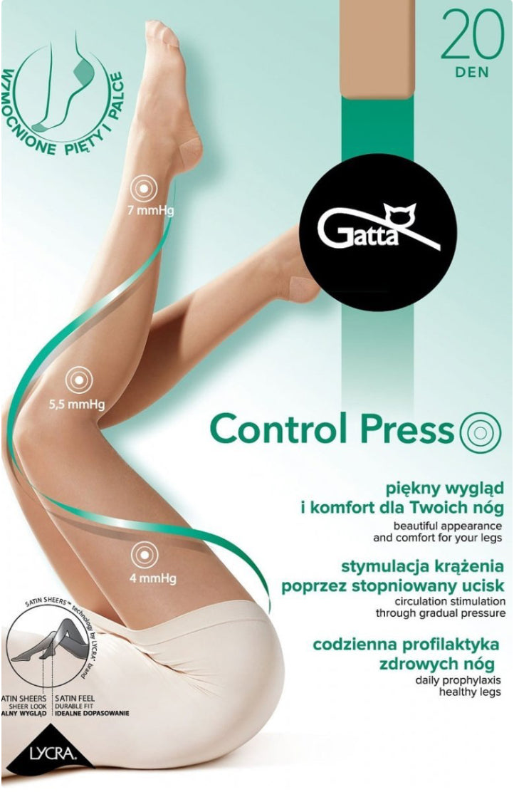 Gatta Control Press 20 Denier Support
