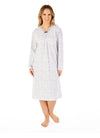 Slenderella Ditsy Print 42” Jersey Nightdress – ND08100