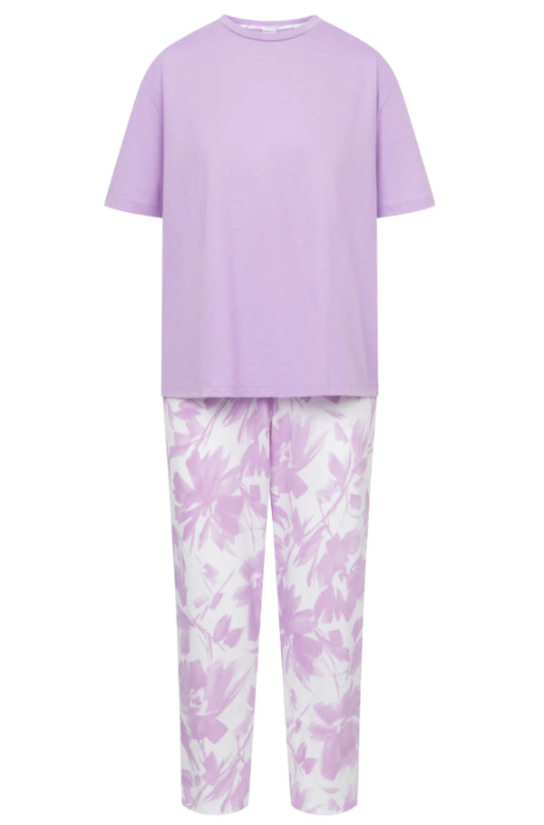 Rösch Pajama Set – Mono Flowers 100% Cotton Floral Long Sleeve Women’s Pyjamas