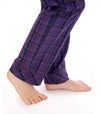 Slenderella Woven Check Tailored Long Sleeve Pyjama – Classic Cotton Nightwear