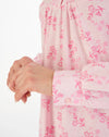 Slenderella Floral Print 50” Jacquard Jersey Nightdress