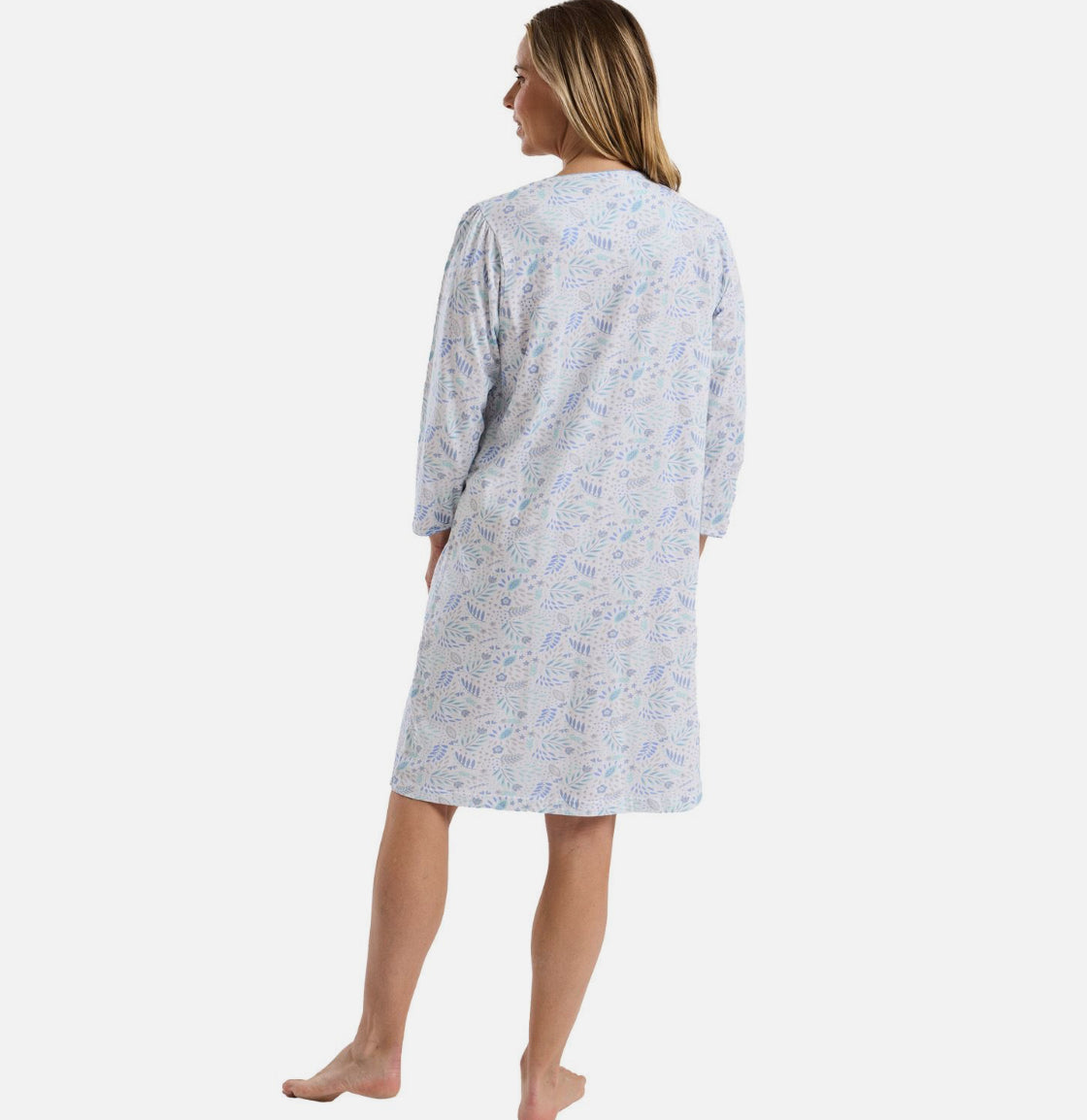Marlon Fun Floral 40” Cotton Jersey Nightdress