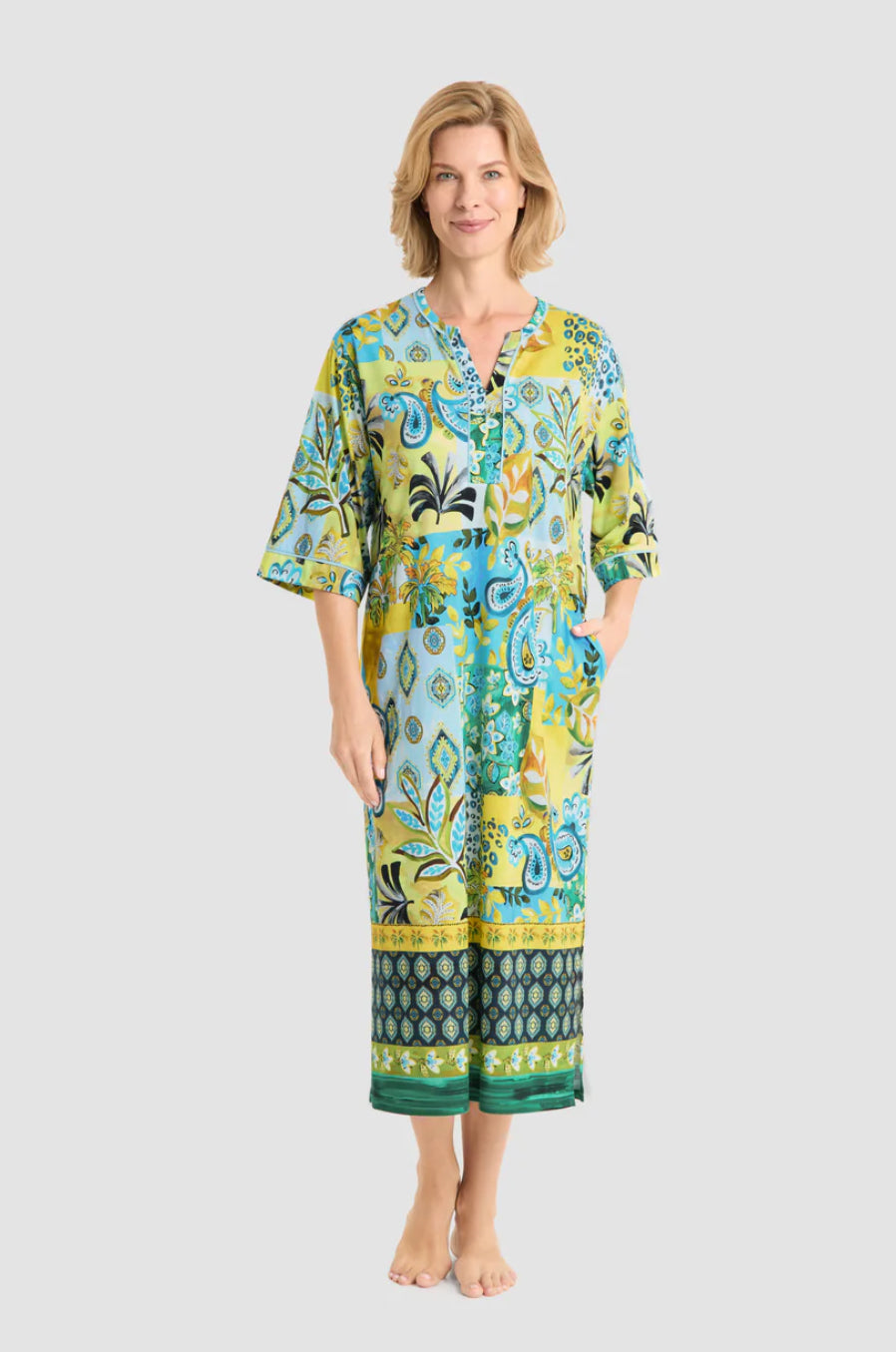 Rösch 1263040 Placed Print Pyjama Set – Luxury Cotton Modal Women’s Sleepwear Set