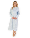 Slenderella Floral Printed Luxury Flannel 45″ Nightdress