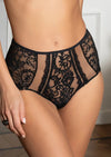 Lise Charmel Désirs de Venise Black Boyshort – Luxury Lace High-Waisted Brief