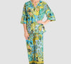 Rösch Placed Print Pyjama Set – Luxury Cotton Modal Women’s Sleepwear Set